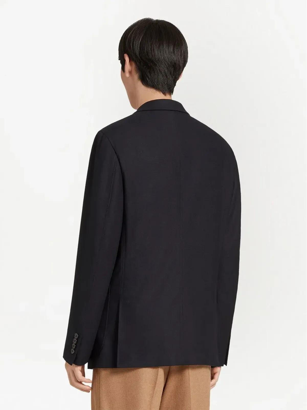 Zegna トロフェオ シングルブレスト カシミヤジャケット - 画像4