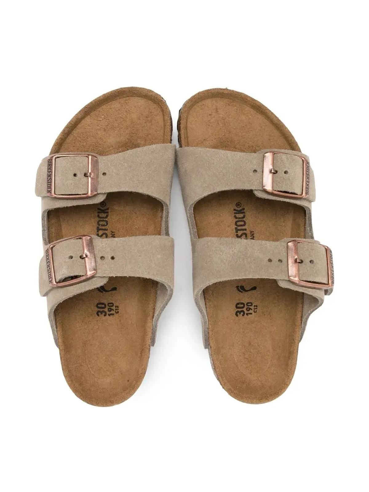 Birkenstock Kids アリゾナ レザー サンダル - 画像3