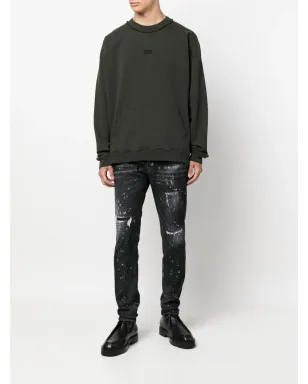 DSQUARED2 ロゴアップリケ クルーネック スウェットシャツ - サムネイル2
