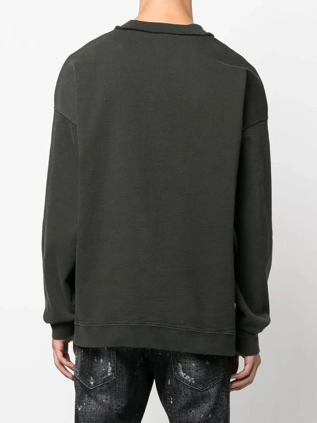 DSQUARED2 ロゴアップリケ クルーネック スウェットシャツ - 画像4