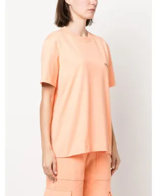 MSGM ロゴ刺繍入りコットンTシャツ - サムネイル3