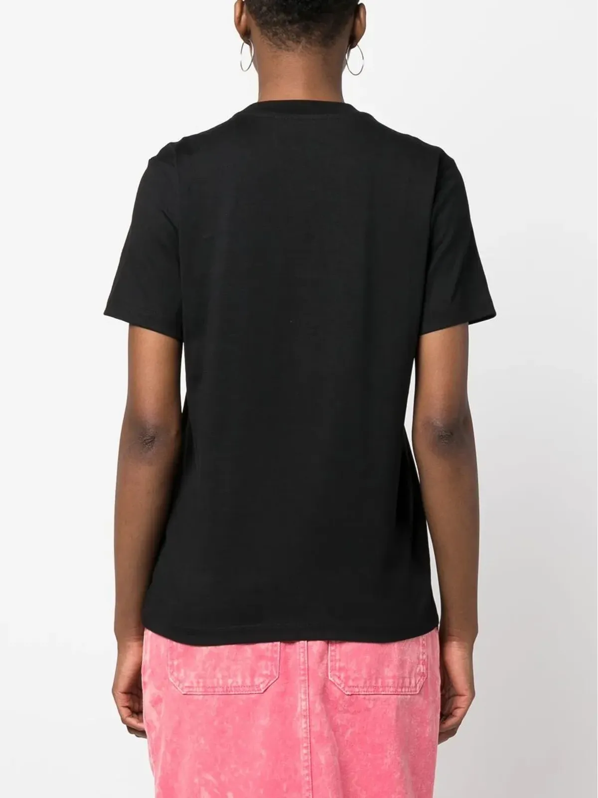MSGM グラフィックプリント半袖Tシャツ - ブラック - 画像4