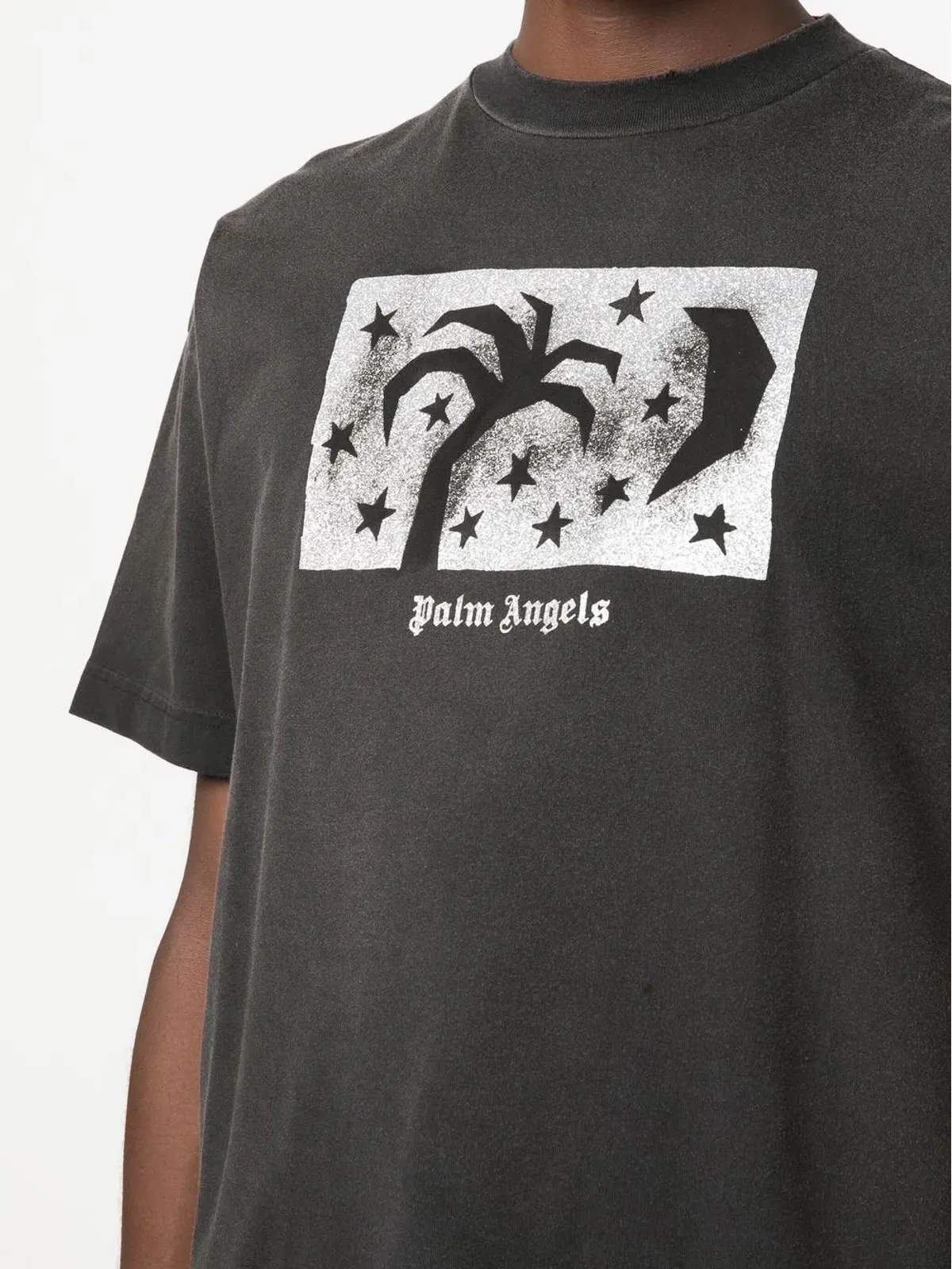 Palm Angels グラフィックプリント クルーネック Tシャツ ブラック - 画像5