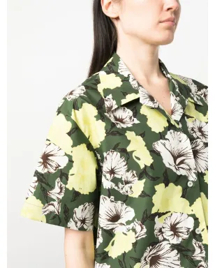MSGM 花柄プリント半袖シャツ - サムネイル5