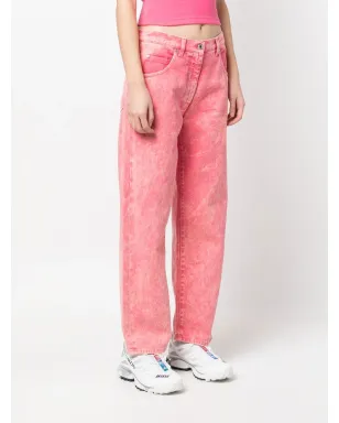 MSGM ピンク コットンデニムジーンズ - サムネイル3