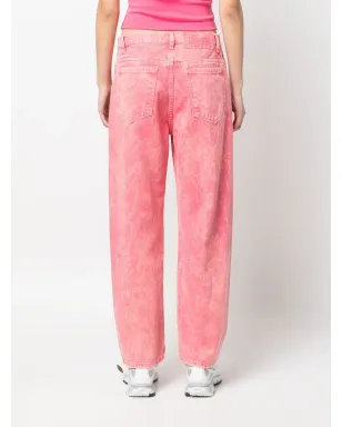 MSGM ピンク コットンデニムジーンズ - サムネイル4