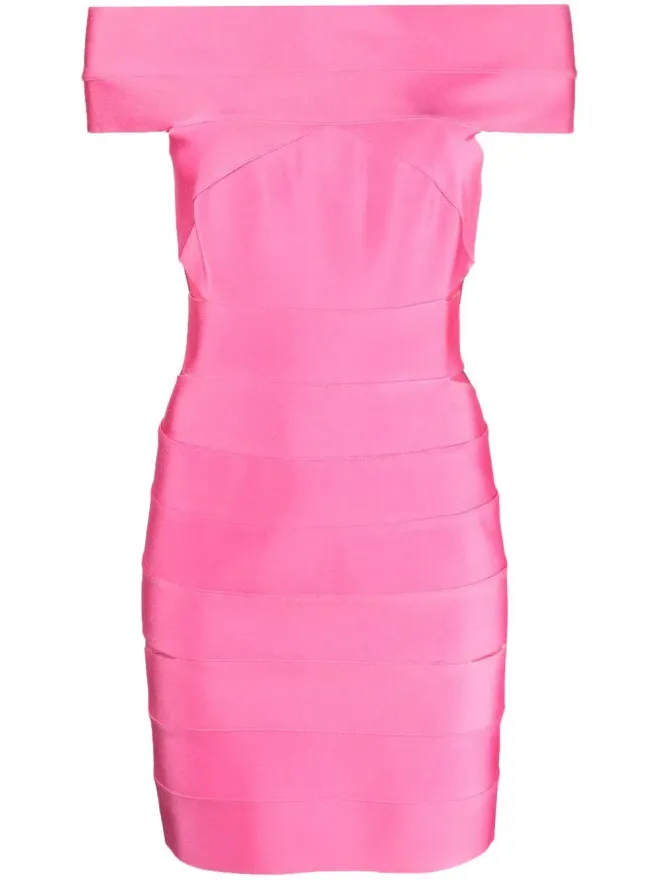 Alexandre Vauthier Alexandre Vauthier オフショルダーバンデージミニドレスの商品画像