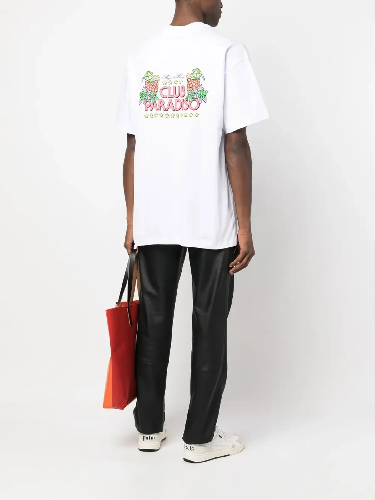 MSGM グラフィックプリント半袖Tシャツ - 画像2
