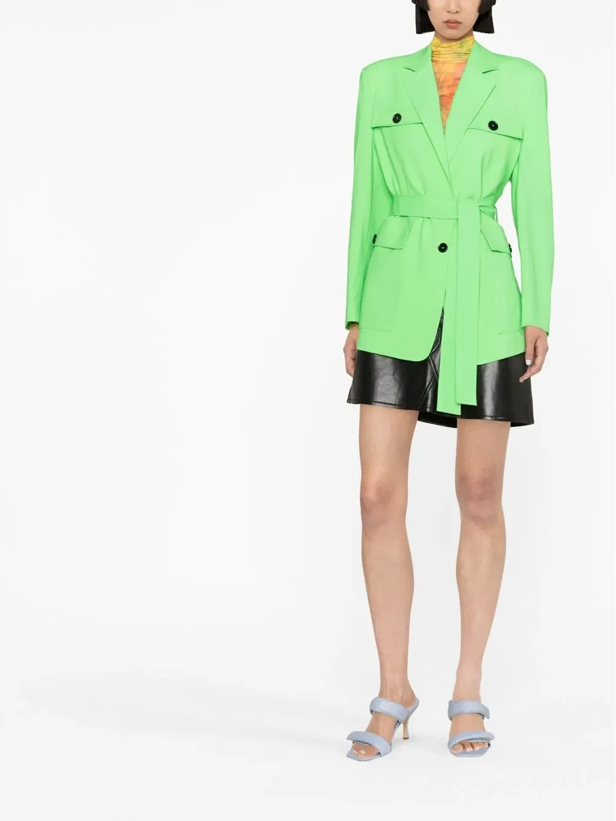 MSGM カーゴポケットベルトジャケット - 画像2