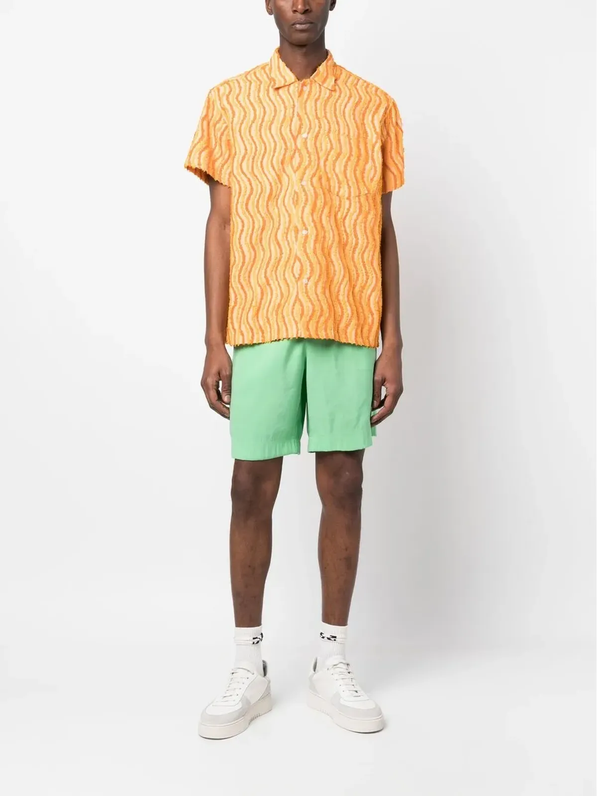 MSGM エラスティケーテッドウエストバンドショーツ - 画像2