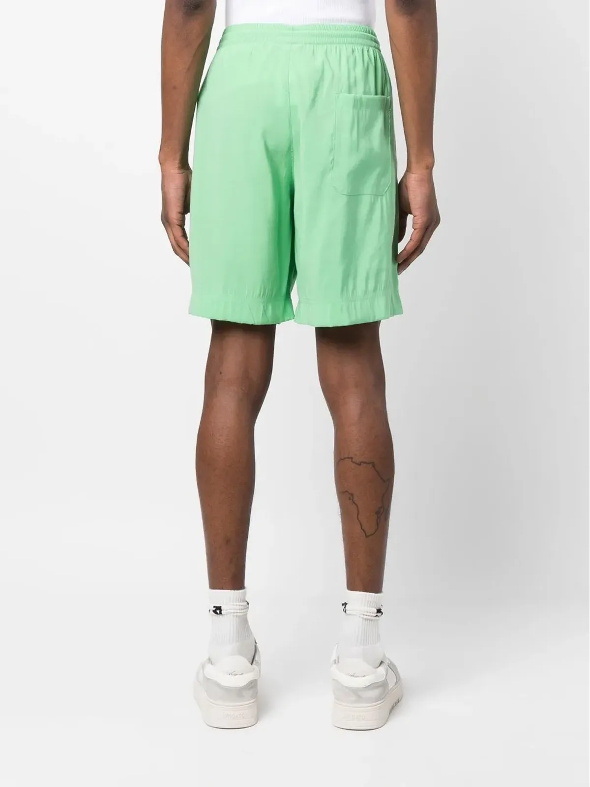 MSGM エラスティケーテッドウエストバンドショーツ - 画像4