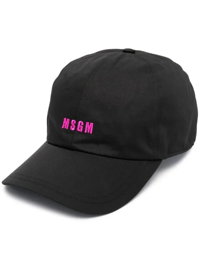 MSGM MSGM ロゴプリント ベースボールキャップの商品画像