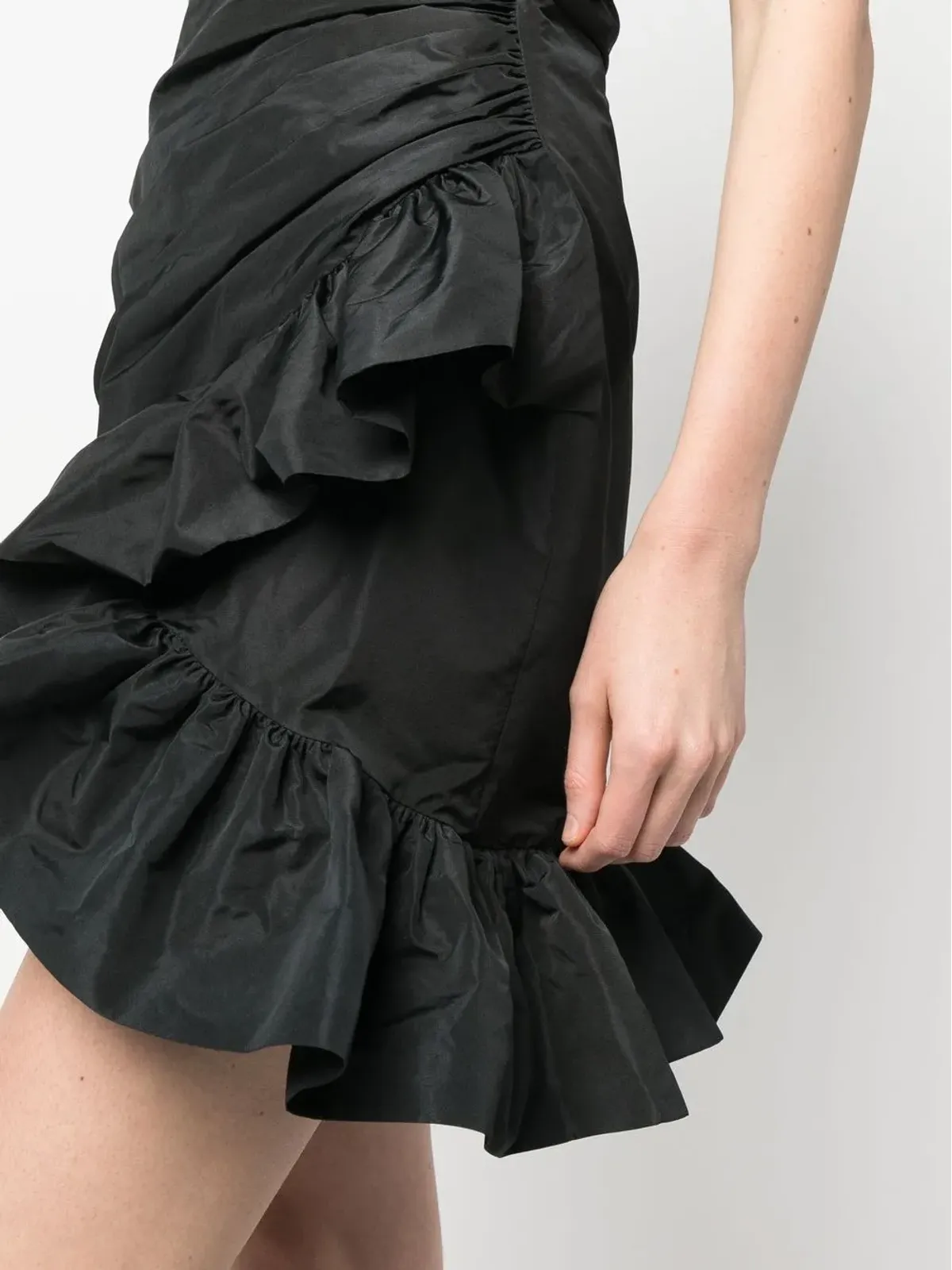 MSGM パフスリーブ ラップドレス - 画像5