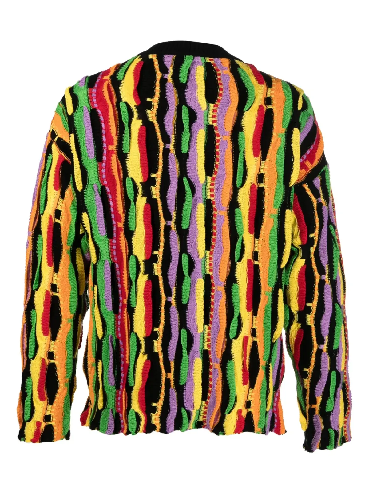 MSGM ジャカードコットンセーター - ブラック - 画像2