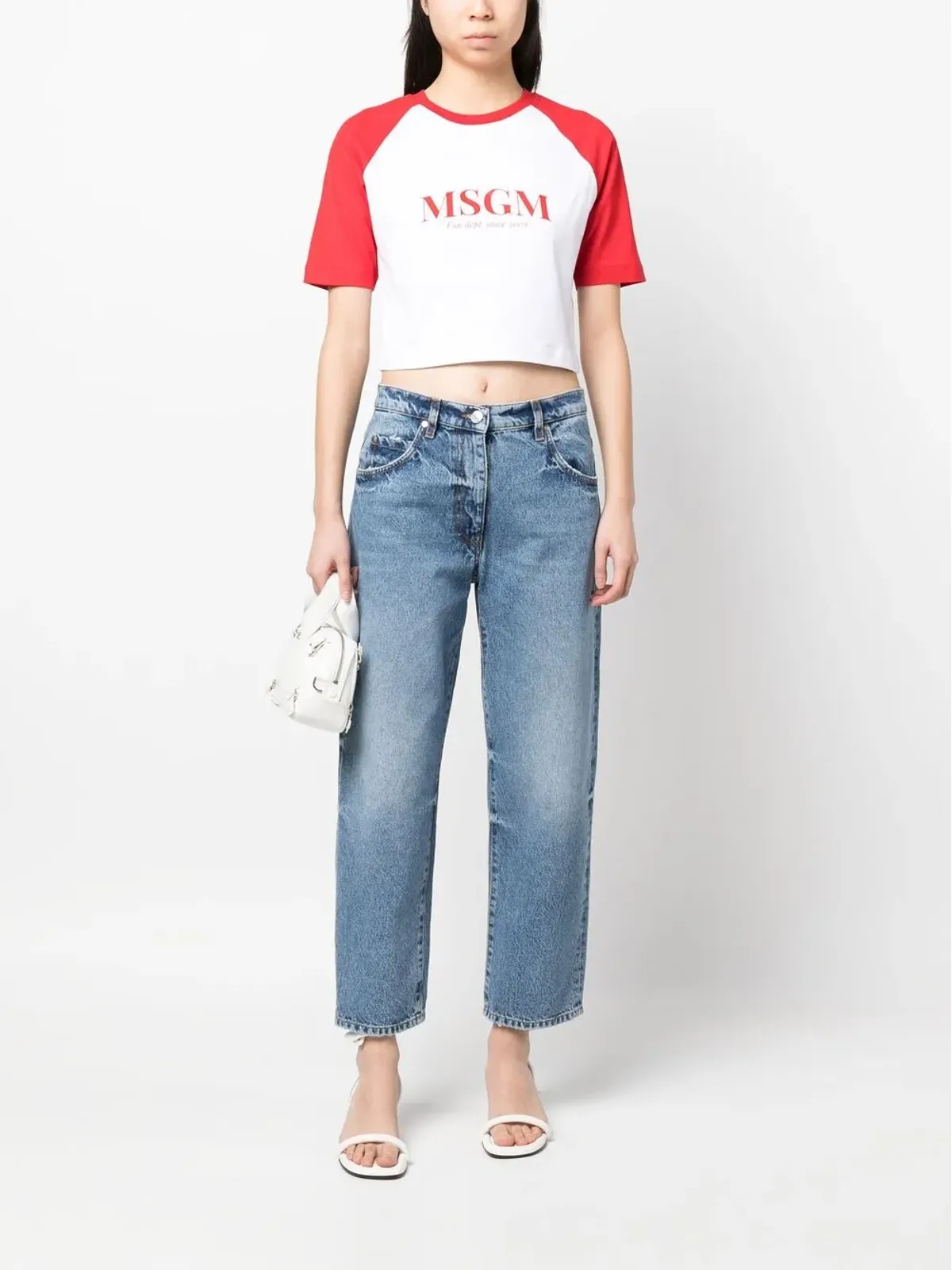 MSGM ストレートレッグデニムジーンズ - ブルー - 画像2