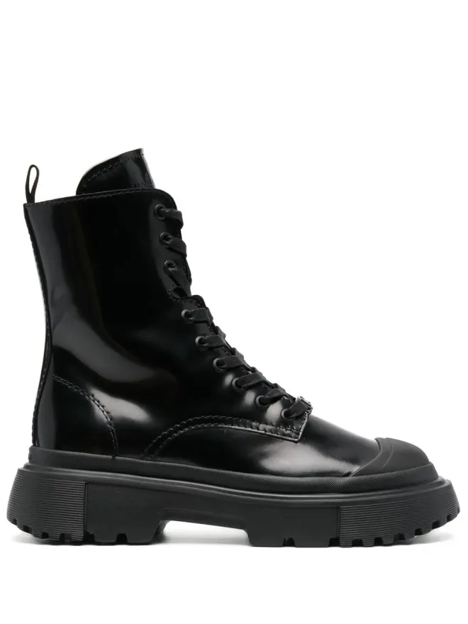 Hogan Hogan レースアップ・コンバットブーツの商品画像