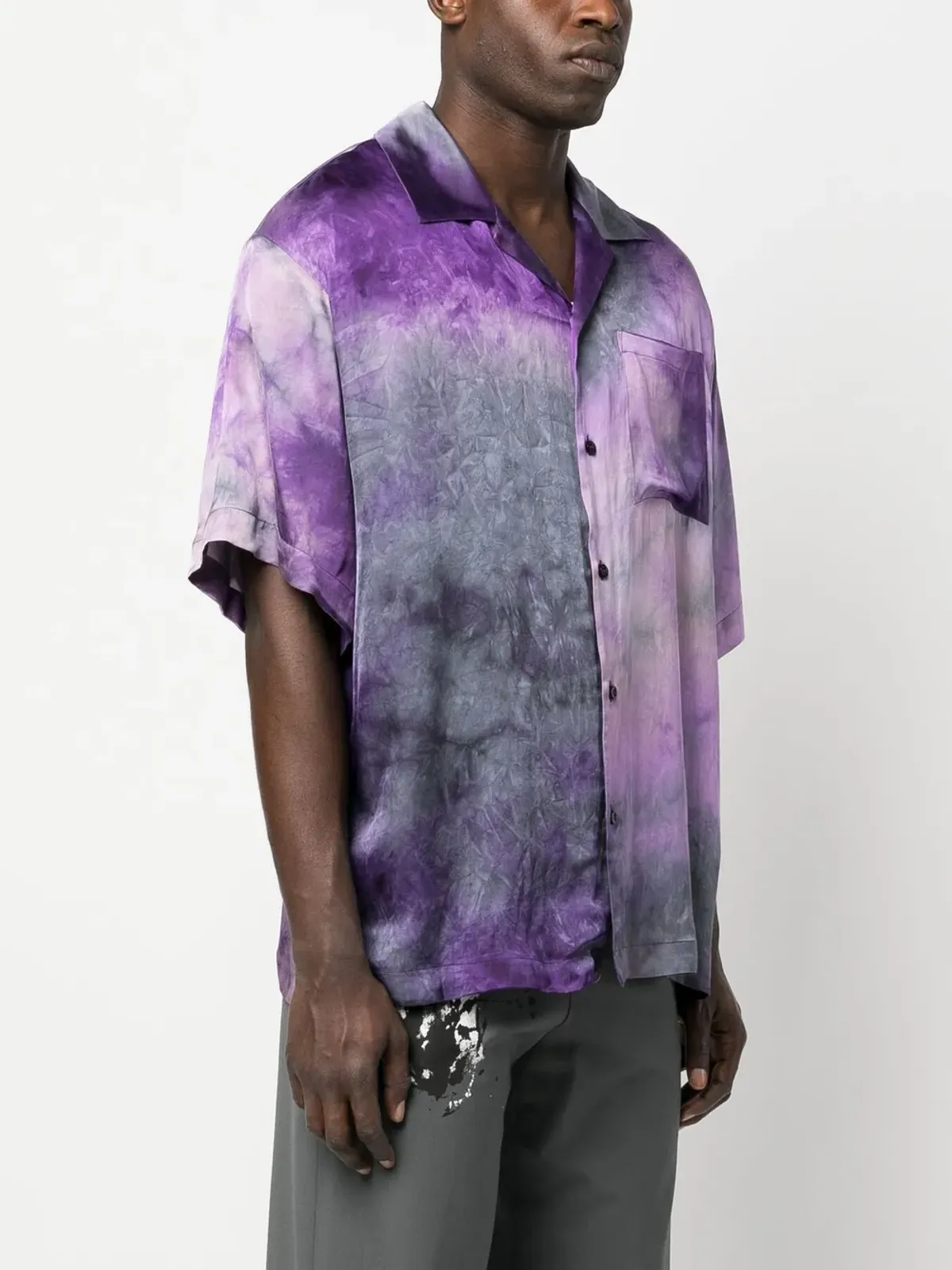 MSGM ロゴプリント半袖シャツ - 画像3