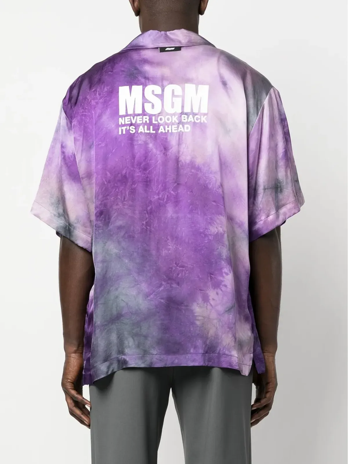 MSGM ロゴプリント半袖シャツ - 画像4