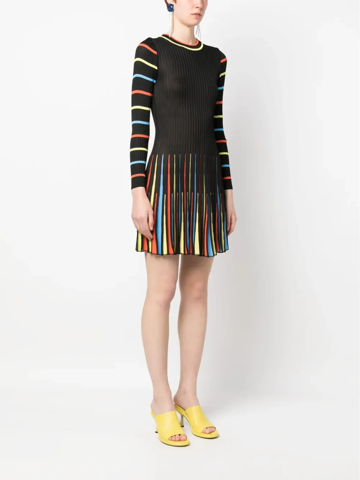 MSGM 長袖ストレッチドレス - 画像3
