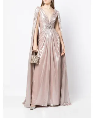 Jenny Packham Celia ケープスリーブガウン - サムネイル2