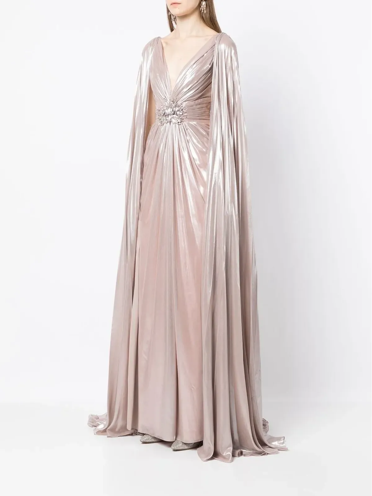 Jenny Packham Celia ケープスリーブガウン - 画像3