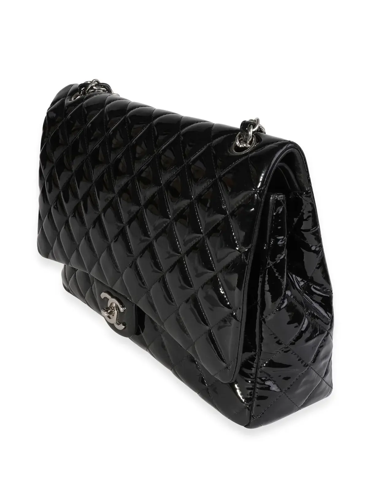 CHANEL Pre-Owned ダブルフラップ ショルダーバッグ - ブラック - 画像3