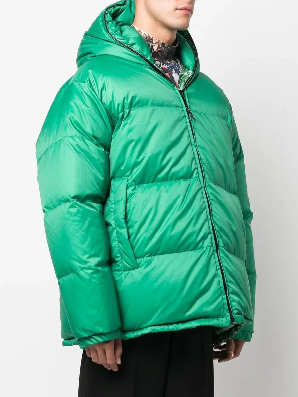 Marni リバーシブルパディッドフード付きコート - 画像3