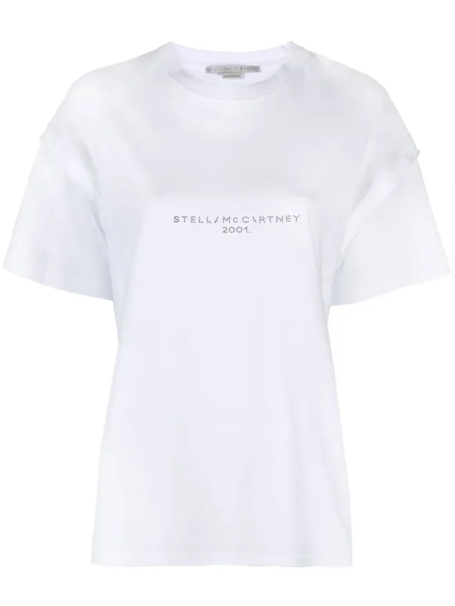 Stella McCartney Stella McCartney スパンコール付きロゴTシャツの商品画像