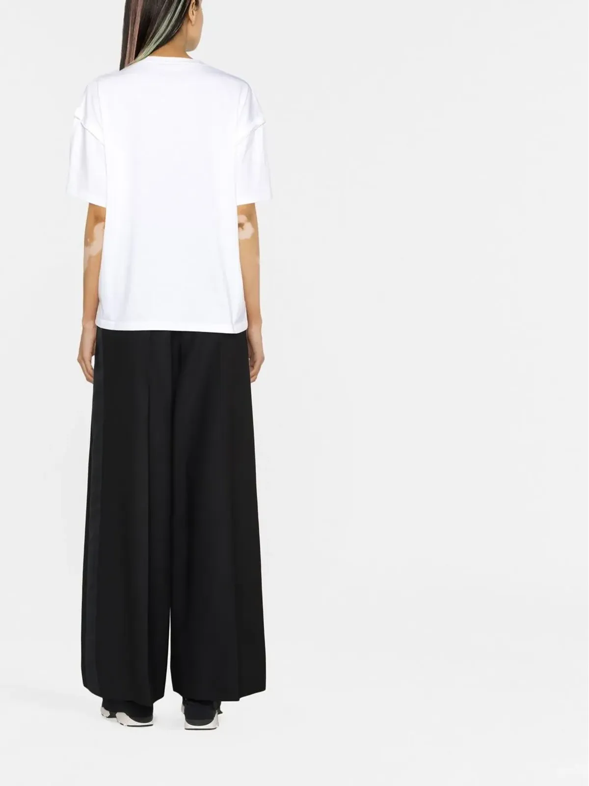 Stella McCartney スパンコール付きロゴTシャツ - 画像4