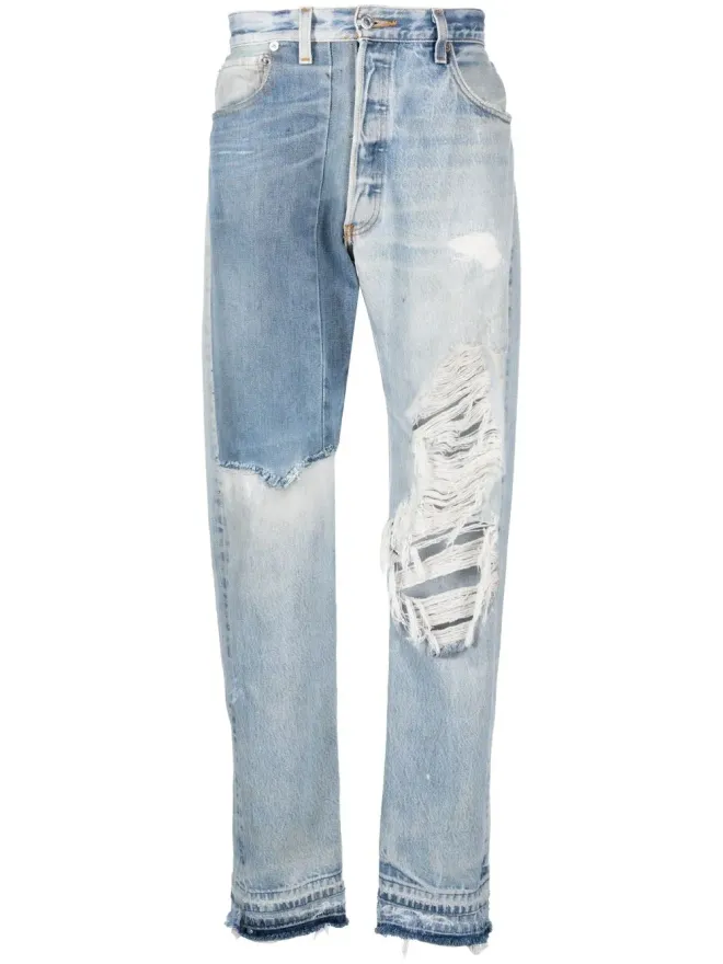 GALLERY DEPT. GALLERY DEPT. Ken リップド スリムカットジーンズ - Blueの商品画像