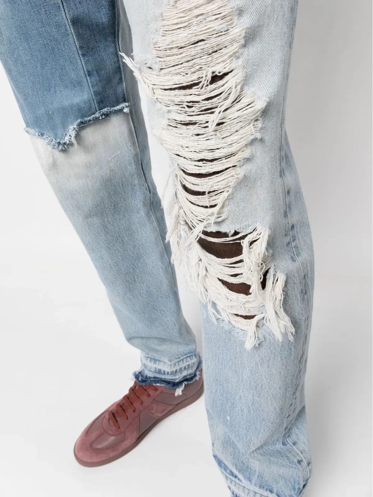 GALLERY DEPT. Ken リップド スリムカットジーンズ - Blue - 画像5