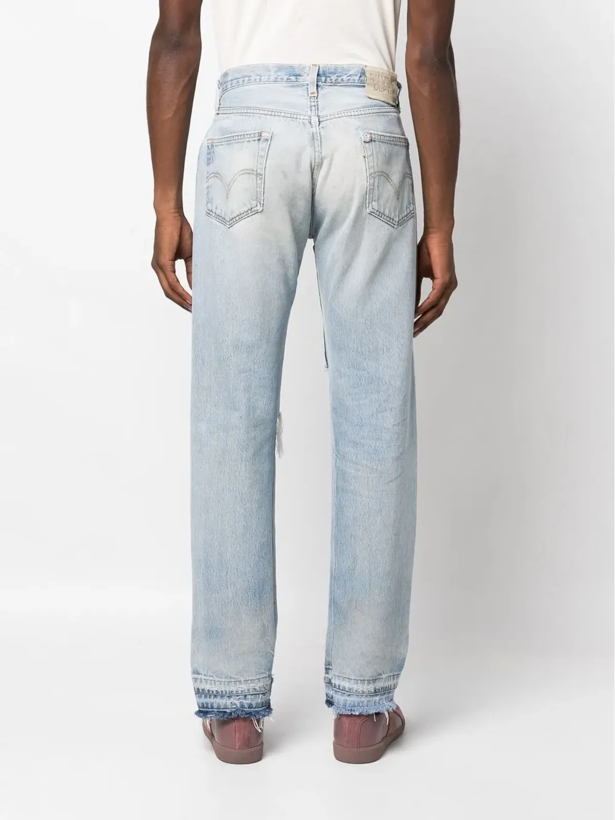 GALLERY DEPT. Ken リップド スリムカットジーンズ - Blue - 画像4