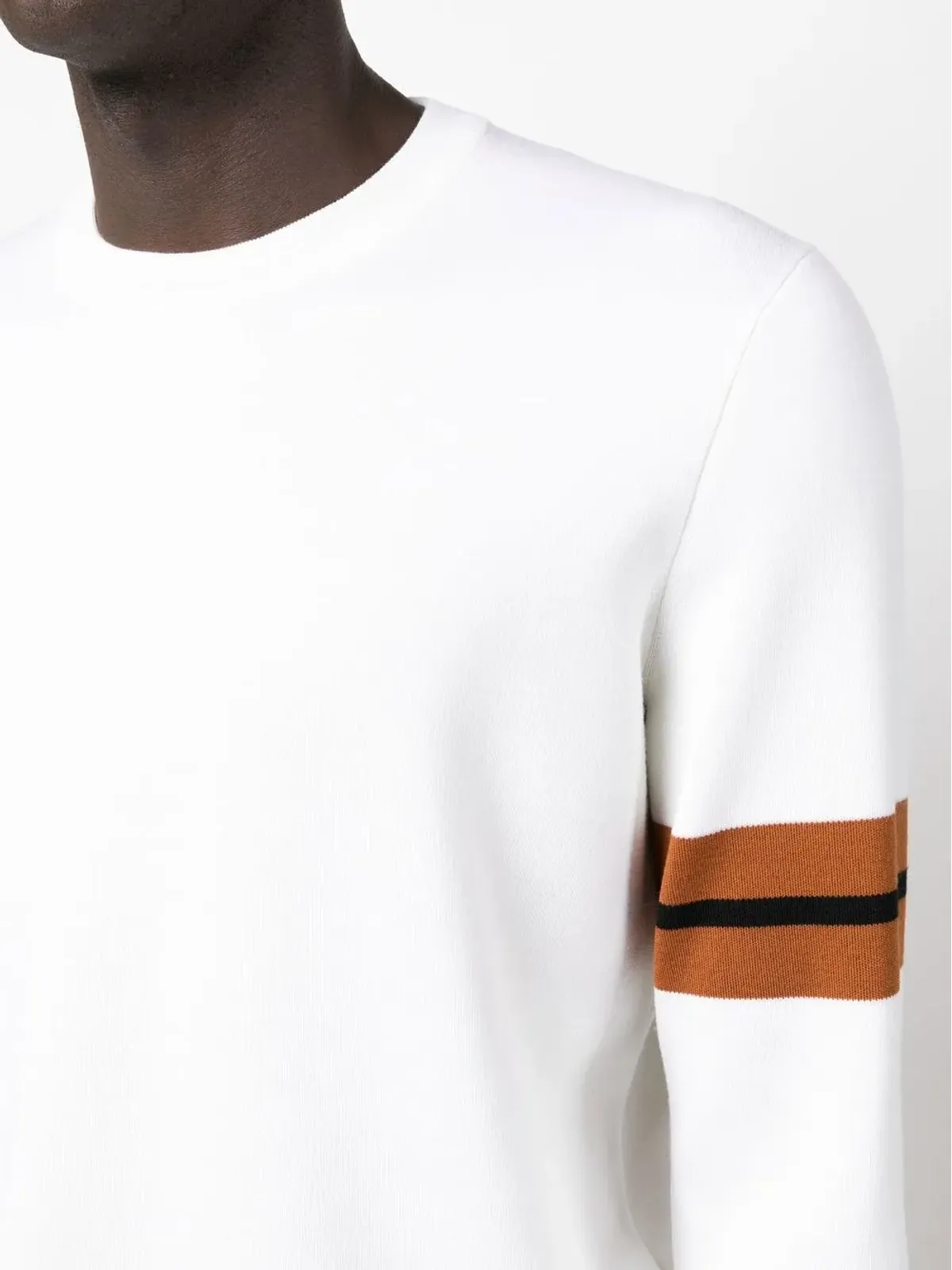 Zegna サイドストライプディテール セーター - 画像5