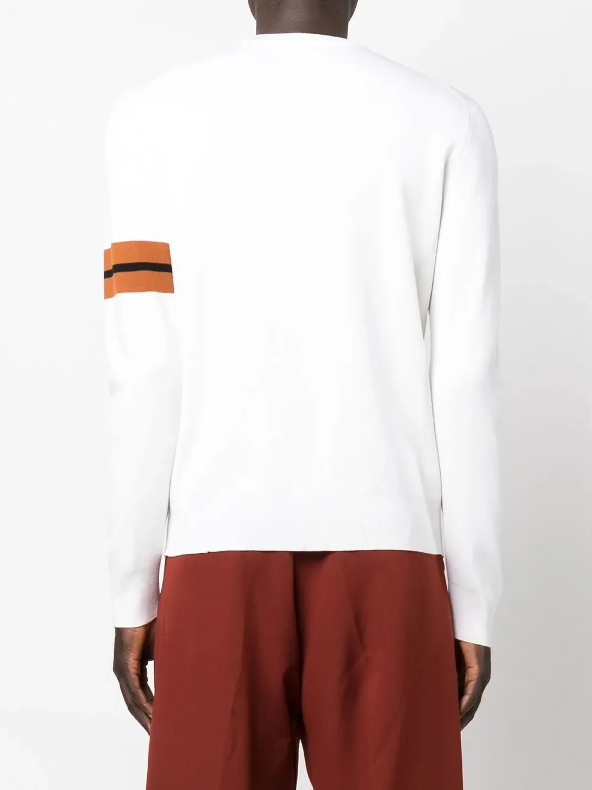 Zegna サイドストライプディテール セーター - 画像4