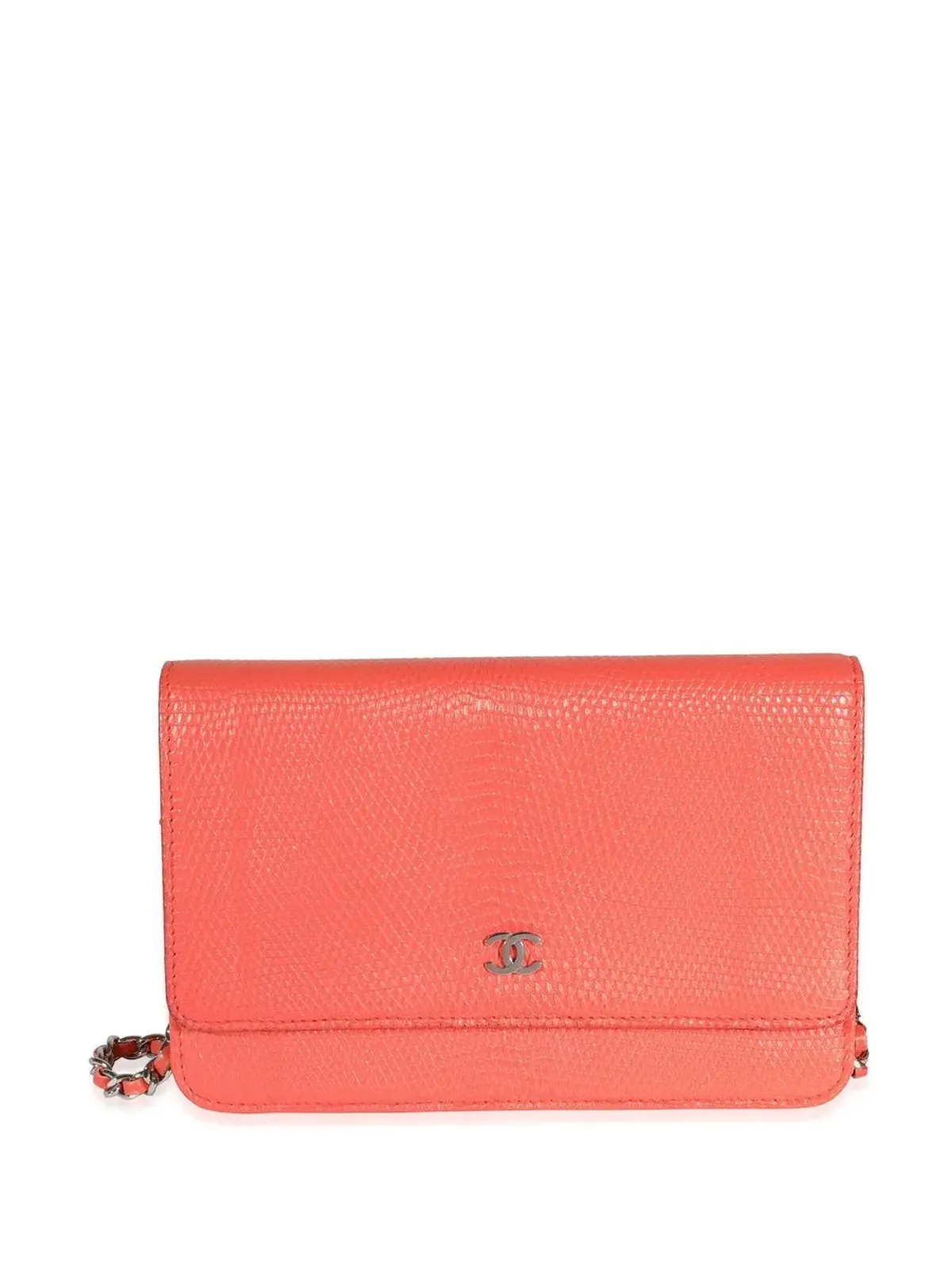 CHANEL Pre-Owned CCウォレット・オン・チェーン - オレンジ - 画像1