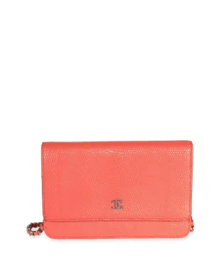 CHANEL Pre-Owned CCウォレット・オン・チェーン - オレンジ - サムネイル1