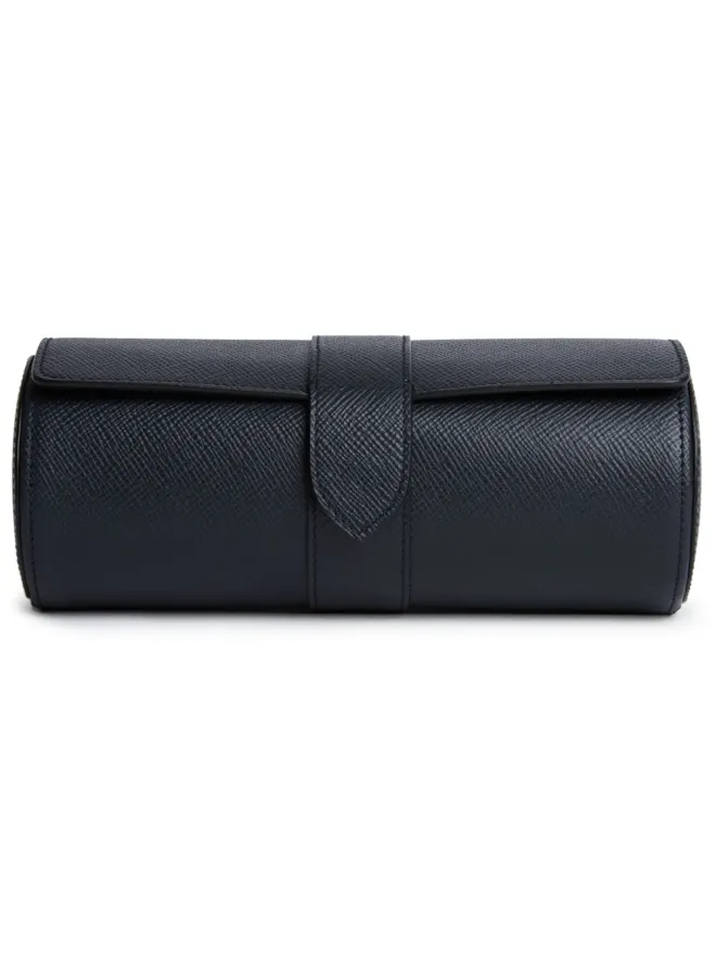 Smythson Smythson パナマレザー 3ウォッチ ロール - Blueの商品画像