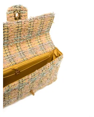 CHANEL Pre-Owned ツイード クラシック フラップ ツーインワン ハンドバッグ セット - イエロー - サムネイル5