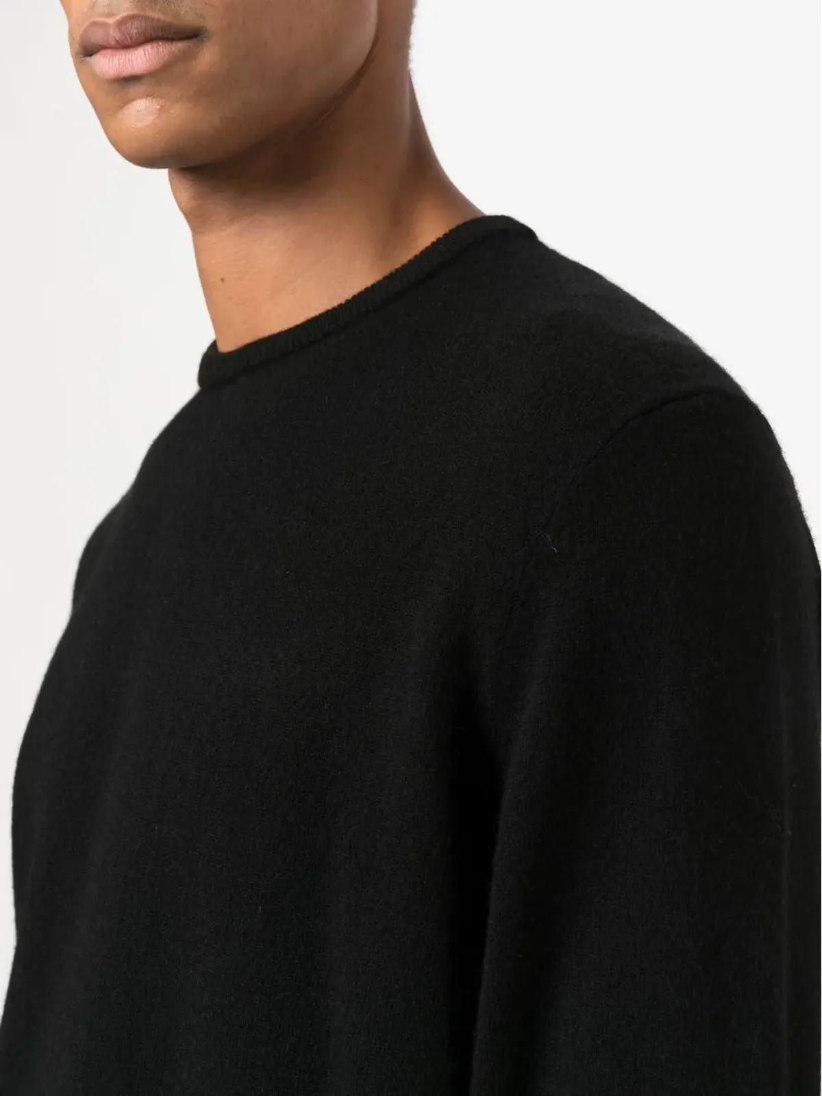 Zegna クルーネック カシミヤセーター - ブラック - 画像5