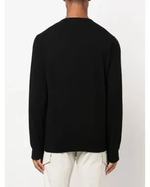 Zegna クルーネック カシミヤセーター - ブラック - サムネイル4