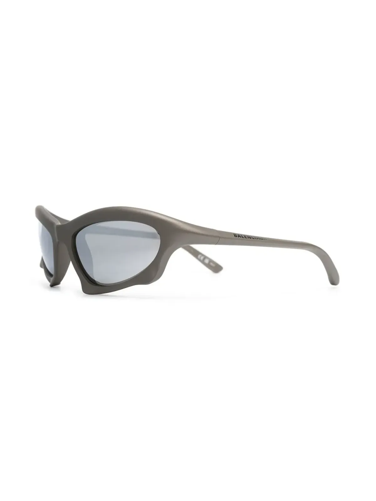 Balenciaga Eyewear ロゴプリントサングラス - Grey - 画像2