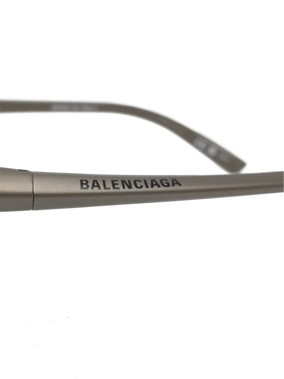 Balenciaga Eyewear ロゴプリントサングラス - Grey - 画像3