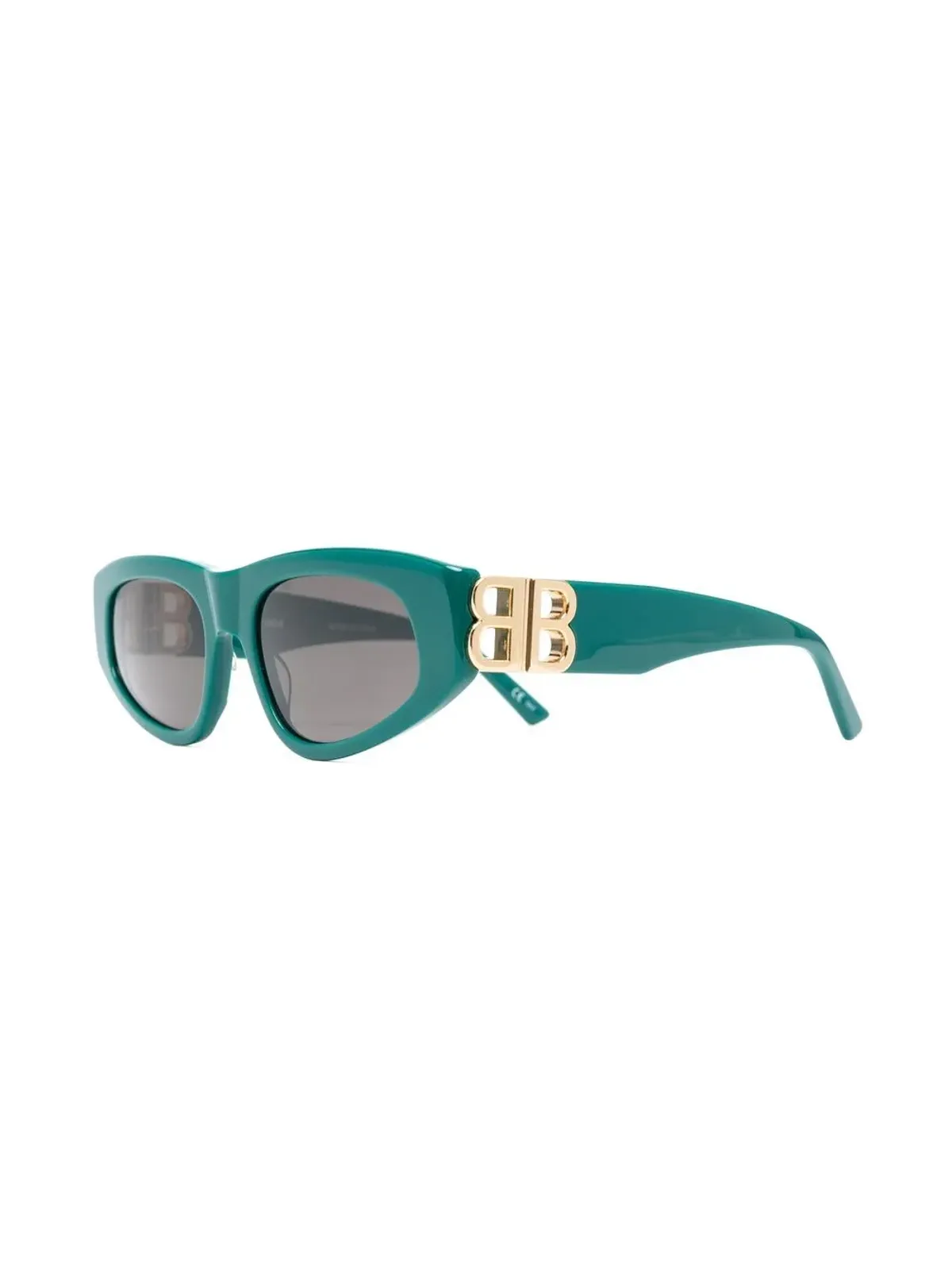 Balenciaga Eyewear ロゴプレート付き猫目サングラス - 画像2