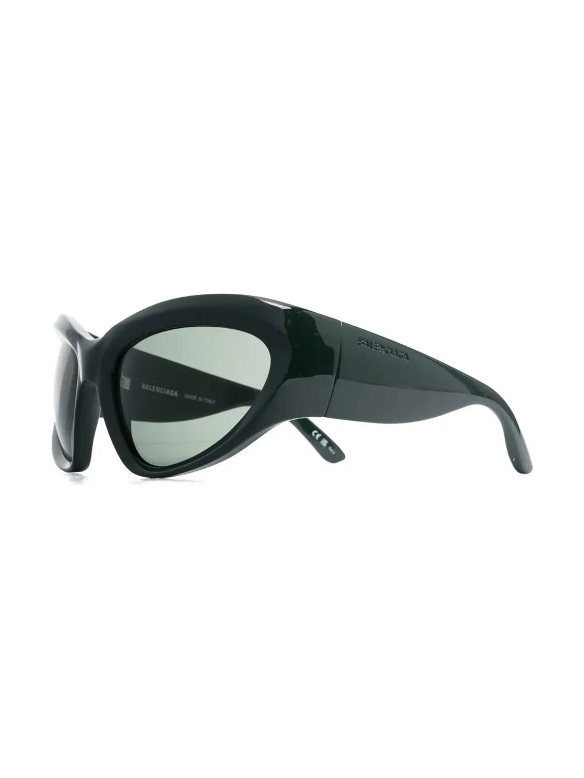 Balenciaga Eyewear グラデーションレンズのキャットアイサングラス - グリーン - 画像2
