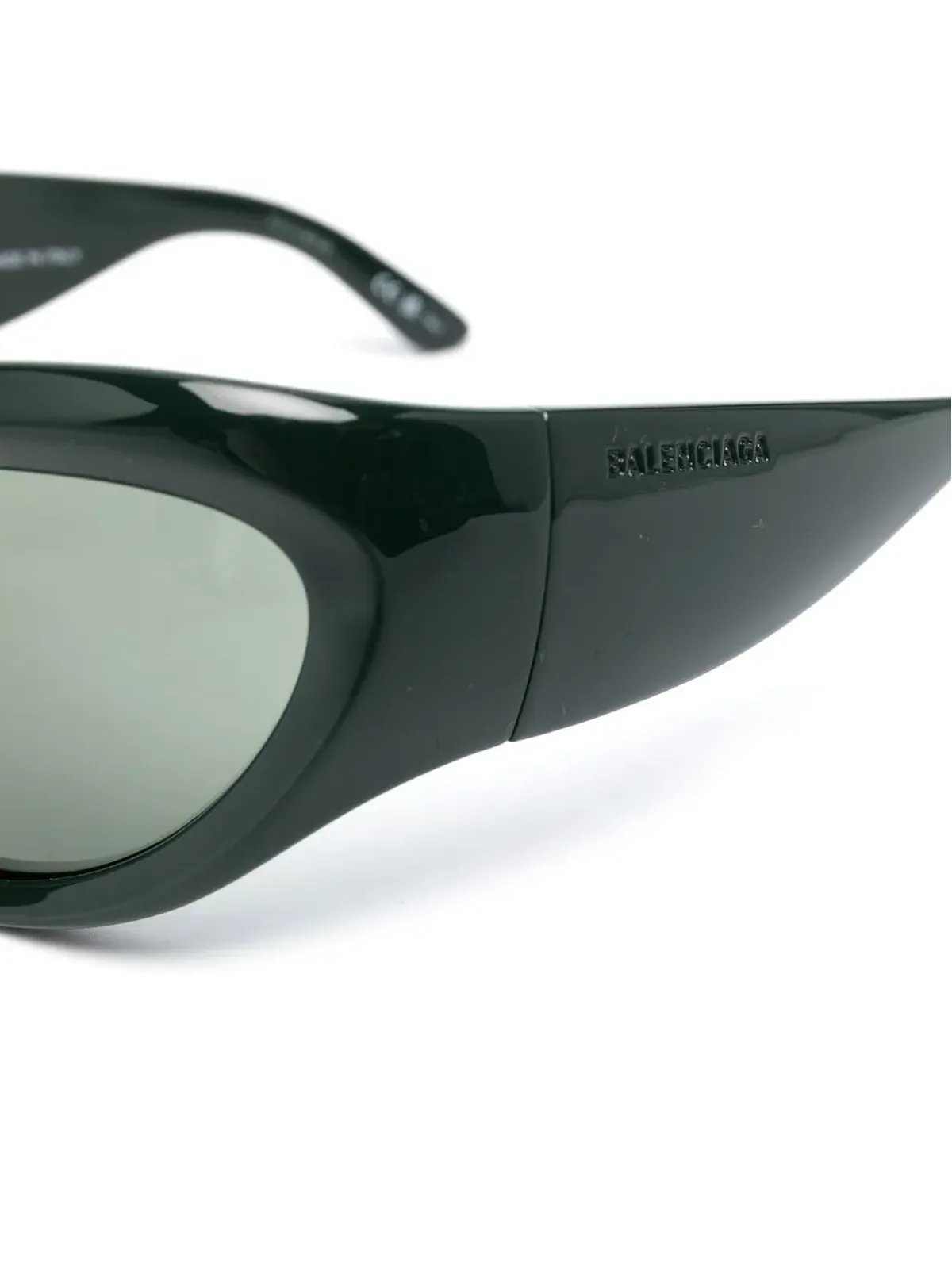 Balenciaga Eyewear グラデーションレンズのキャットアイサングラス - グリーン - 画像3