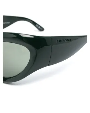 Balenciaga Eyewear グラデーションレンズのキャットアイサングラス - グリーン - サムネイル3