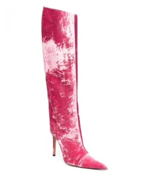 Alexandre Vauthier スティレットヒールベルベットブーツ - サムネイル2