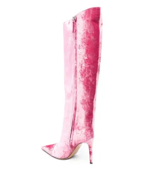 Alexandre Vauthier スティレットヒールベルベットブーツ - サムネイル3
