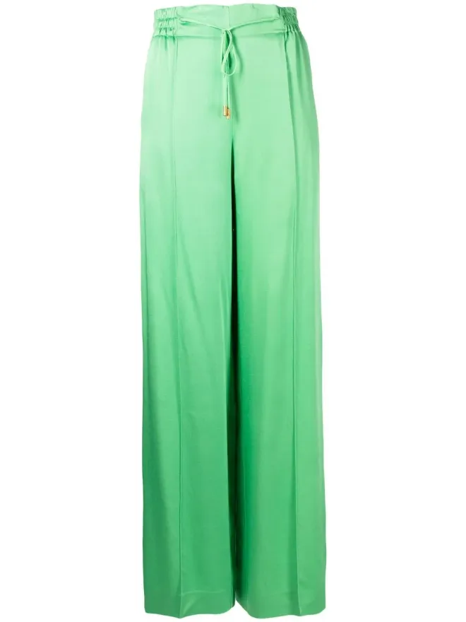 Oscar de la Renta Oscar de la Renta ウエストゴム入りワイドレッグパンツの商品画像