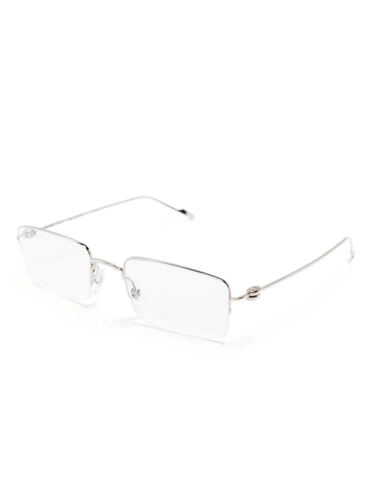 Cartier Eyewear 長方形フレーム メタル眼鏡 - Silver - 画像2